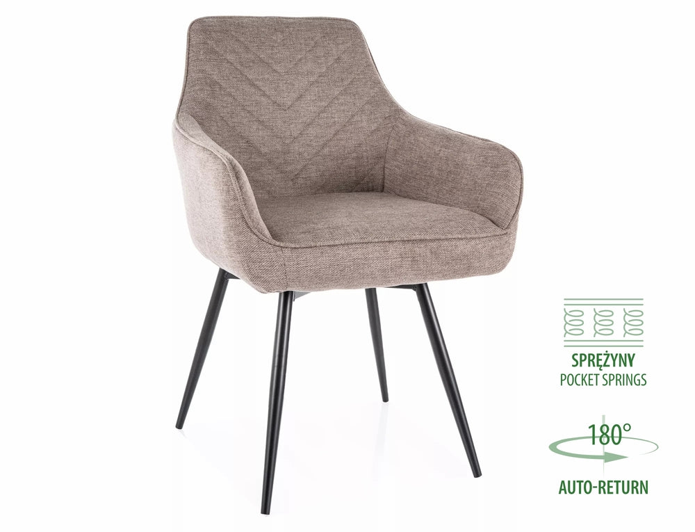 Forma Flow spisestol-180° roteringsfunksjon