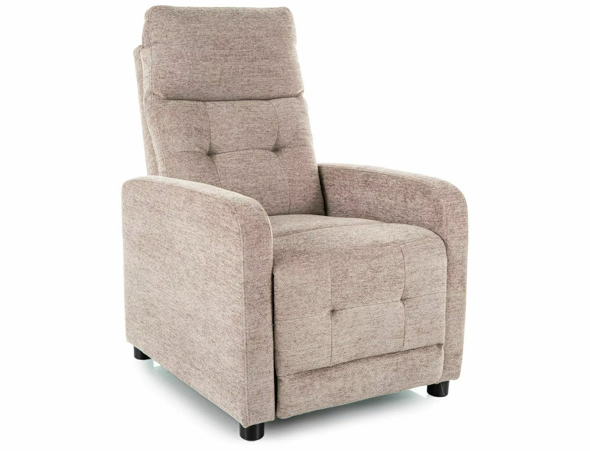 Otto lenestol mørk beige