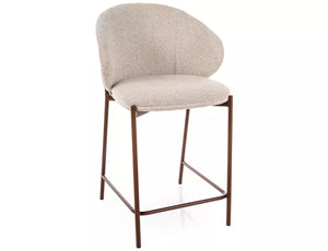 Lys beige - valnøtt understell