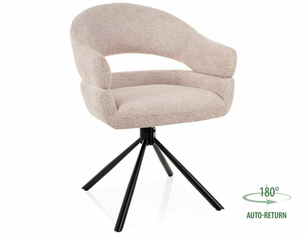 Borg spisestol lys beige