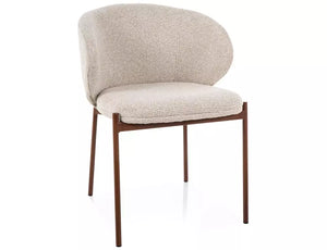 Lys beige - valnøtt understell