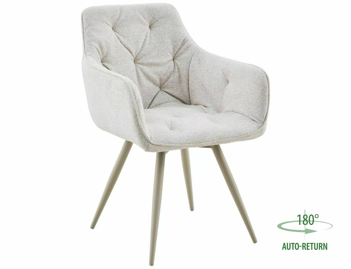 Mango spisestol lys beige