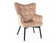 Camilla lenestol beige