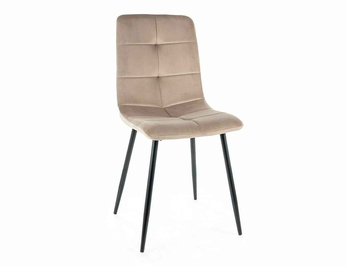 Ivar spisestol mørk beige