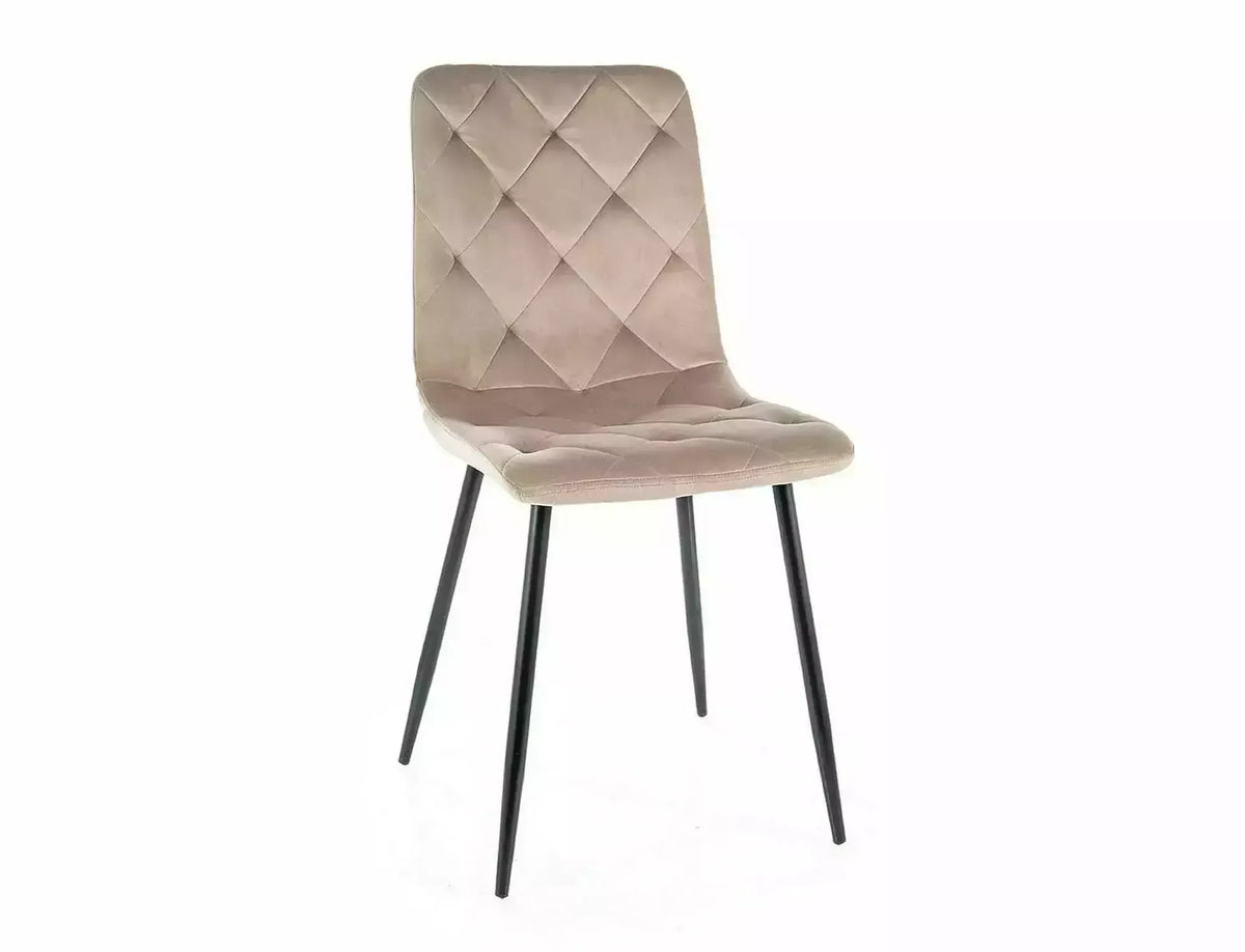 Jørgen spisestol mørk beige