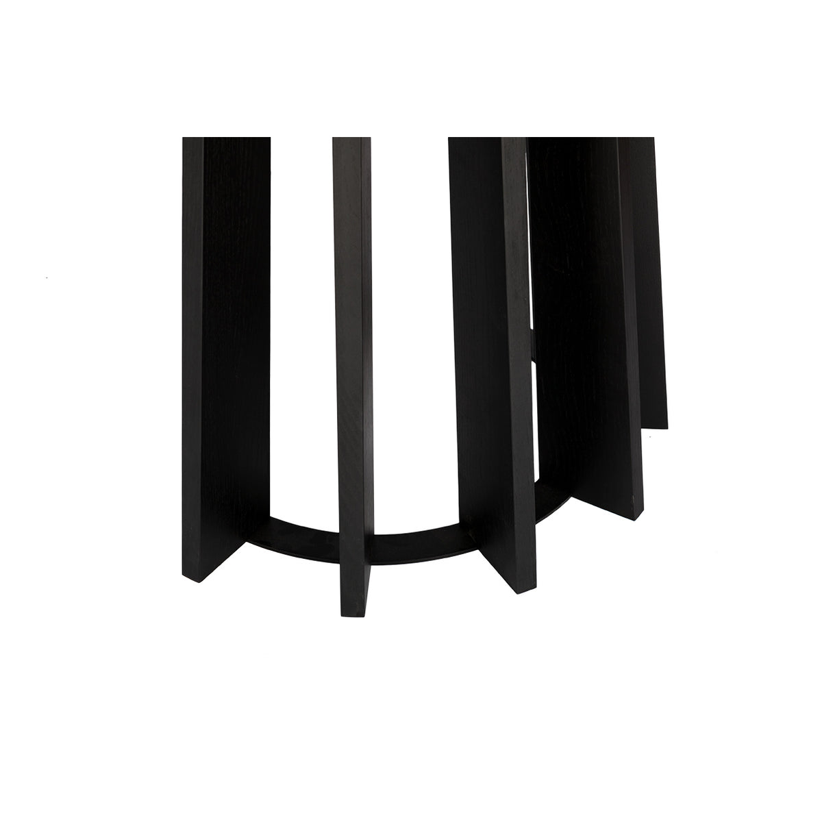 Spisebord Tavle oval svart eik